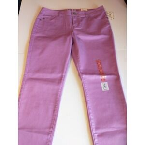 Elle Skinny Ankle Pants Size 12 Color Iris Orchid